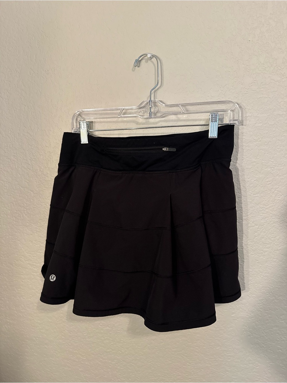 lululemon athletica Black Skater Skirt with Zip Pocket